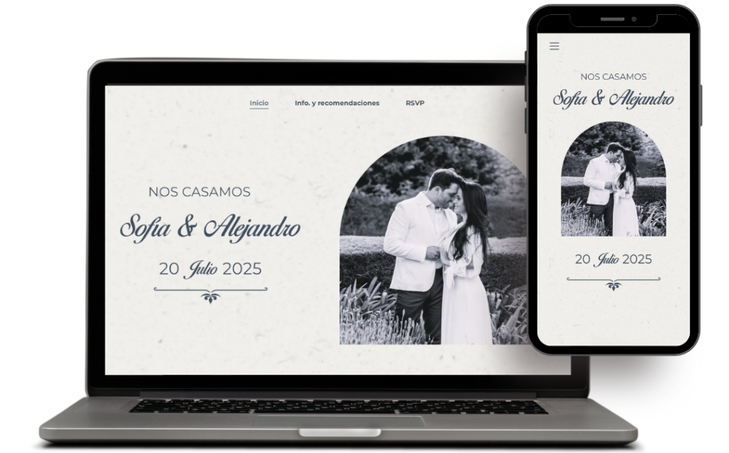 Invitación digital elegante